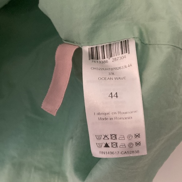 See by Chloe turquoise women’s top sz L / 44 - Picture 7 of 8